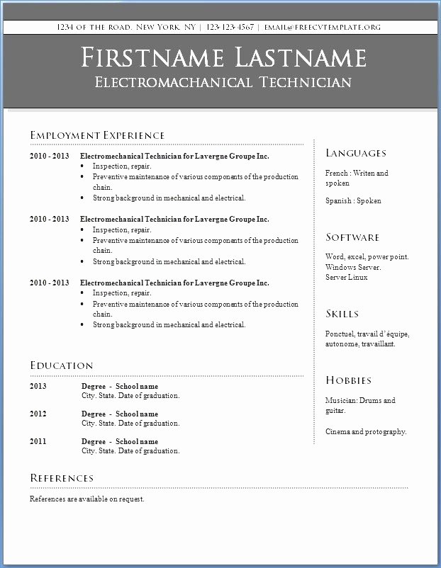 Does Microsoft Word Have Resume Templates