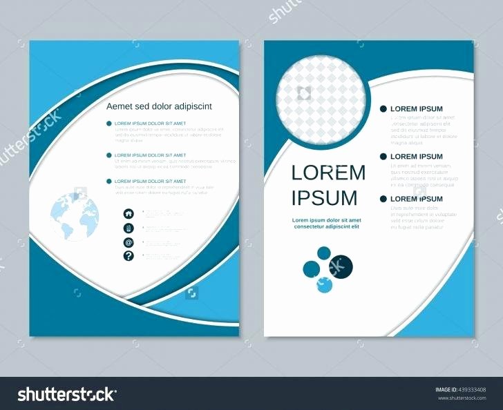Double Sided Brochure Template Publisher Double Sided