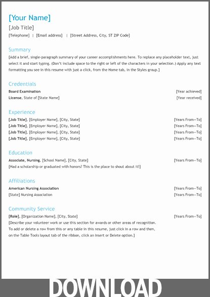 Download 12 Free Microsoft Fice Docx Resume and Cv Templates