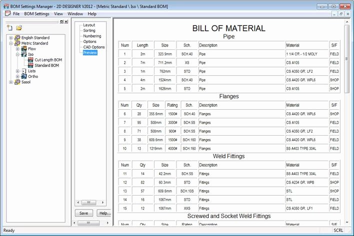Download Bill Of Material Template for Free Tidytemplates