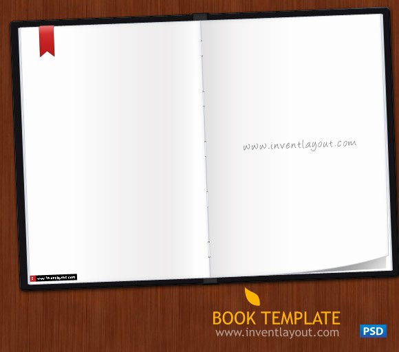 Download Book Template Psd