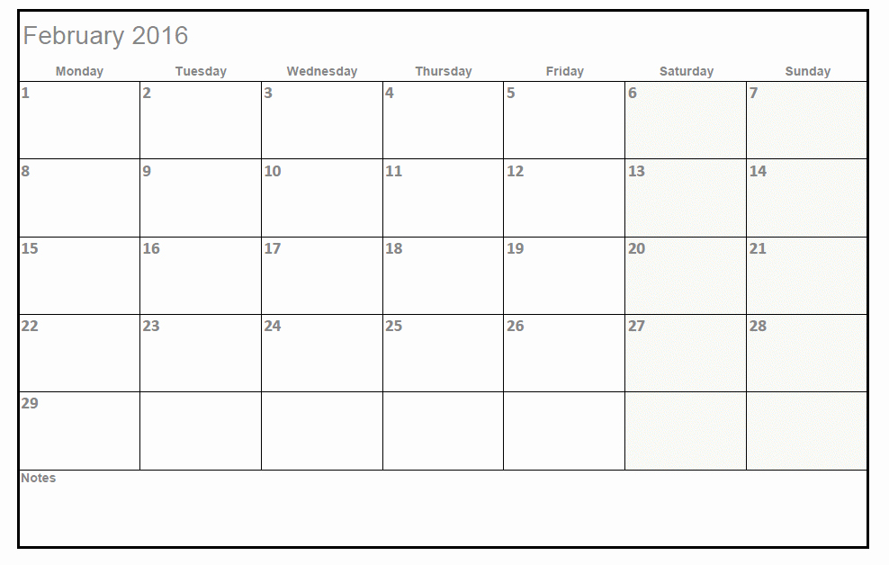 Download Calendar Templates
