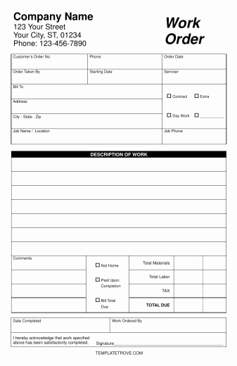 Download Construction Purchase order Template
