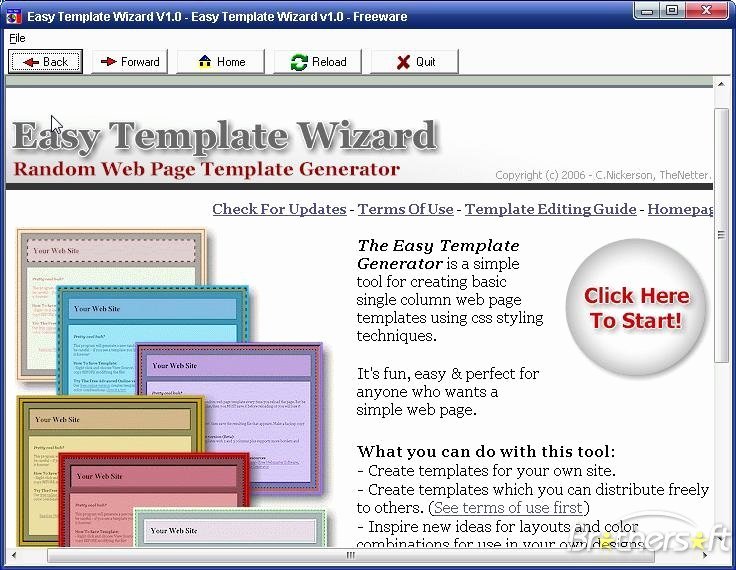 Download Free Easy Web Page Template Wizard Easy Web Page