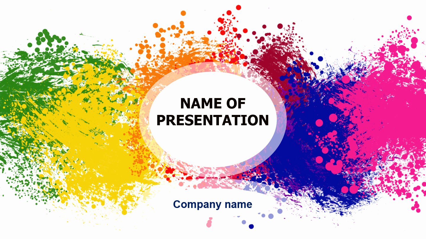 Download Free Happy Colors Powerpoint Template for