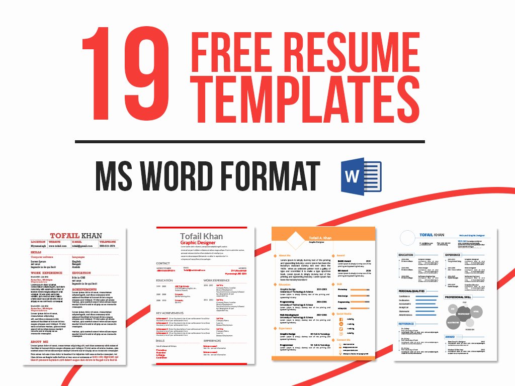 Download Free Monogram Resume forms – Perfect Resume format