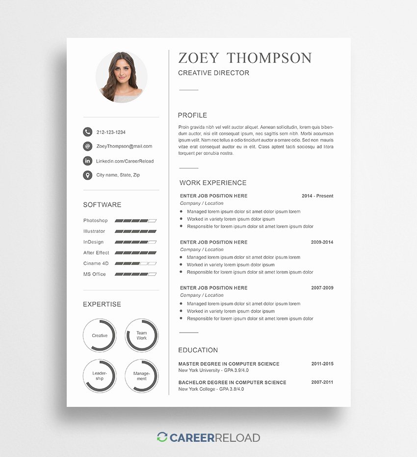 Download Free Resume Templates Free Resources for Job