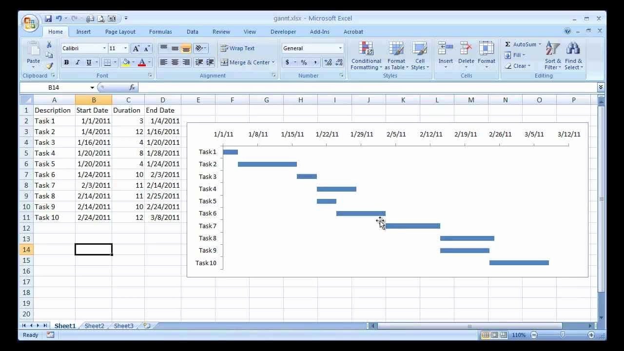 Download Gantt Chart for Excel Download