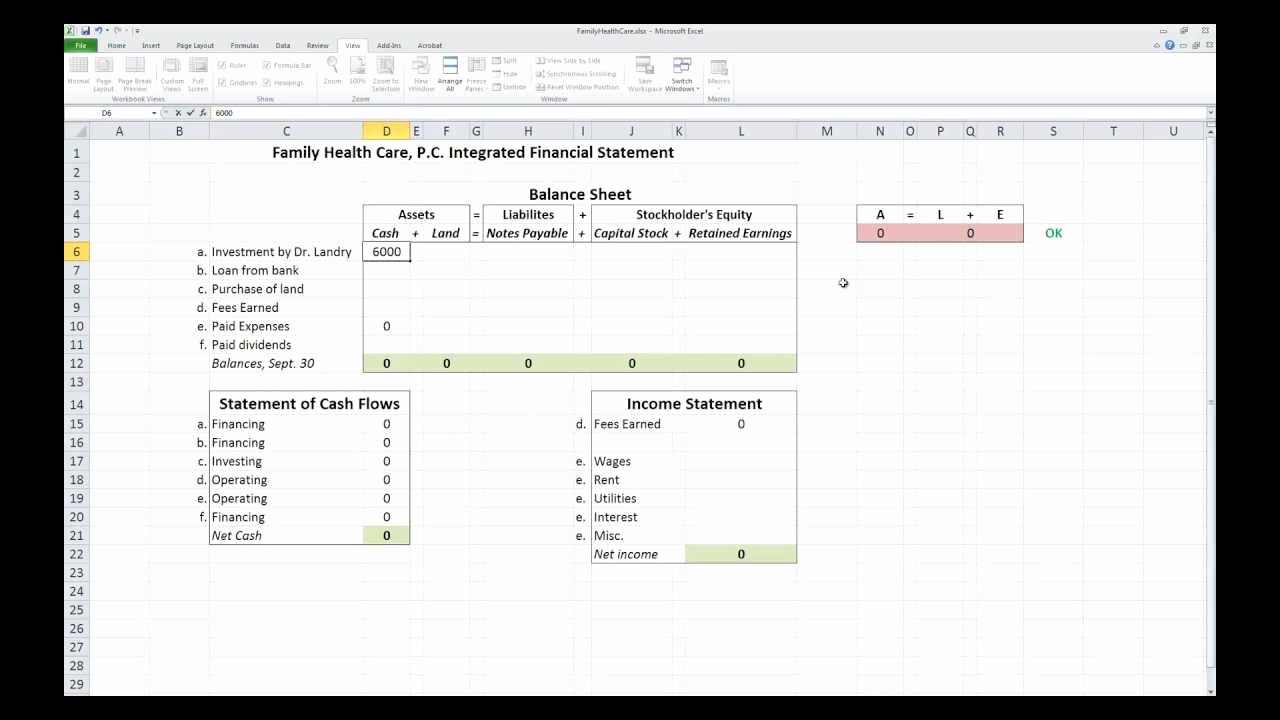 Download In E Statement Template Excel