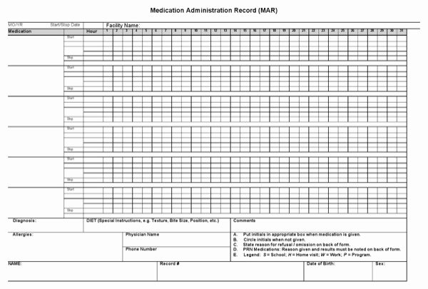 Download Medication Administration Record for Free