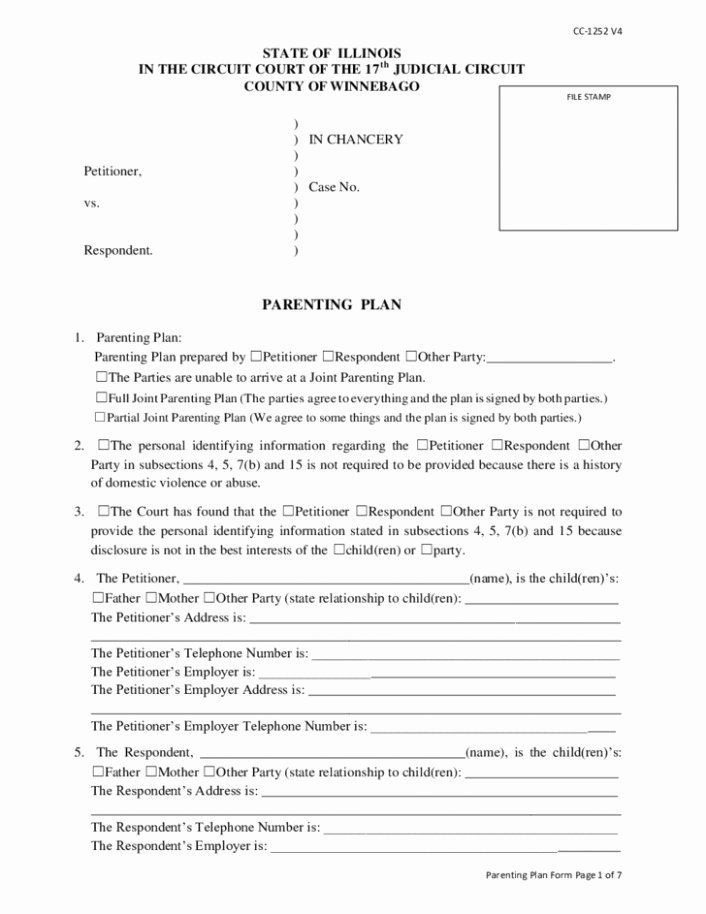 Download now 13 Co Parenting Agreement Template Gain