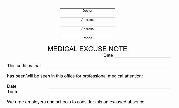 Download Our Free Doctor Note Templates &amp; Examples if You