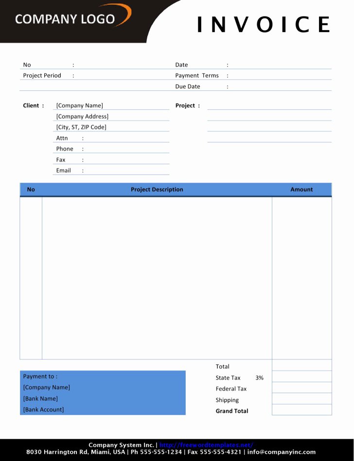 Download Self Employed Invoice Templates for Free