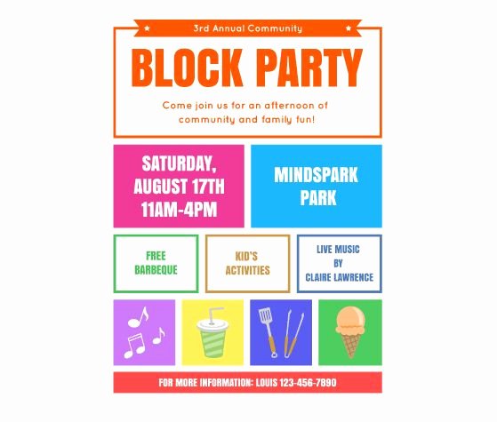 Download This Block Party Flyer Template and Other Free