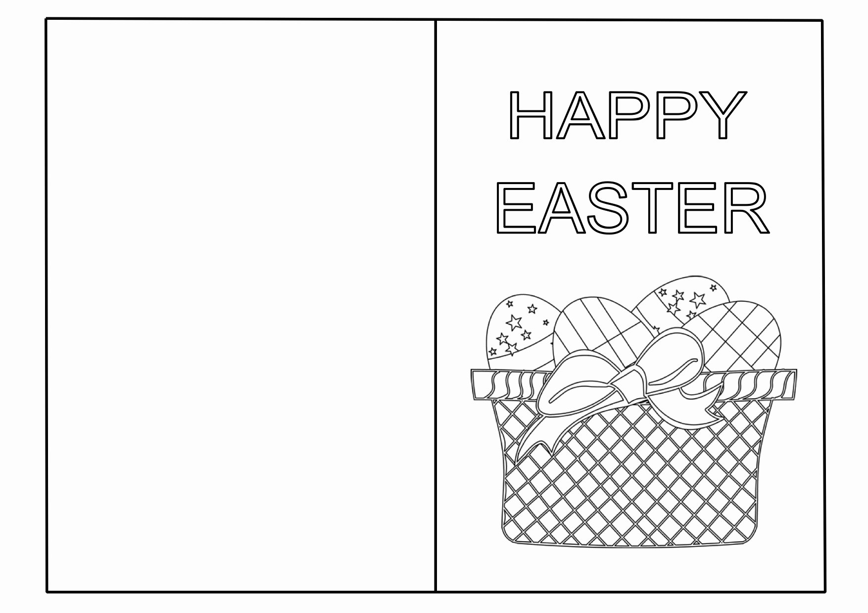 Easter Card Templates – Free Printable – Happy Easter