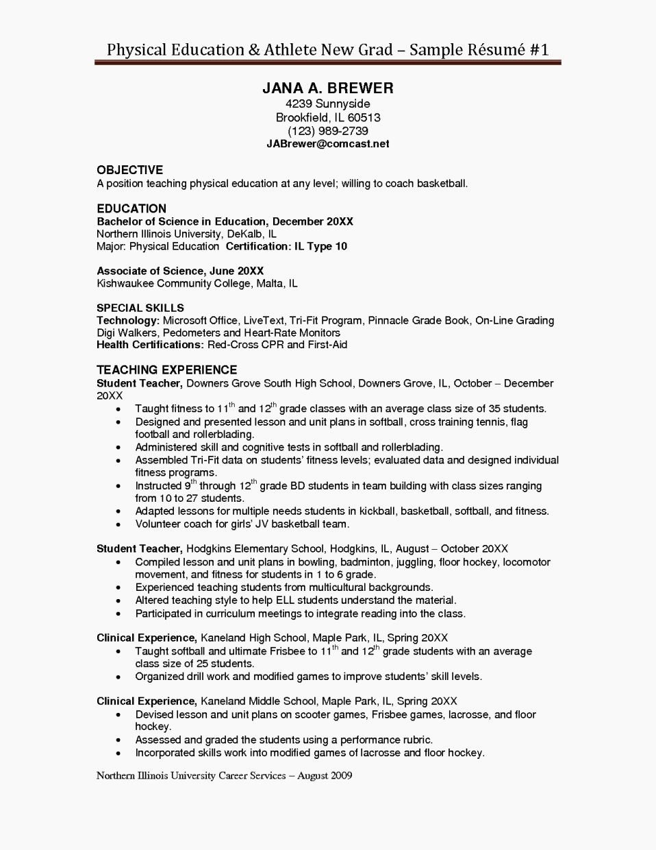 High School Resume Objective | Letter Example Template