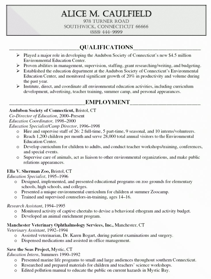 Education Section In Resume Best Resume Collection