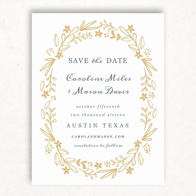 Einladung Printable Save the Date Template