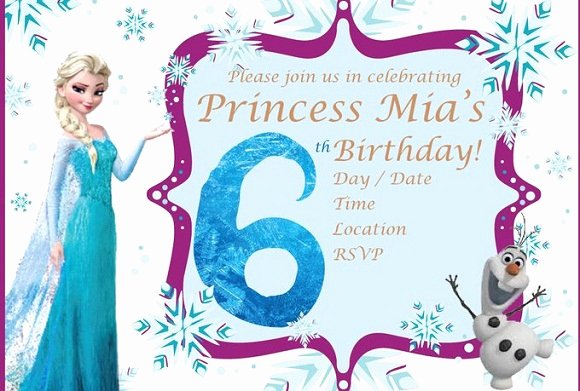 Elsa Frozen Birthday Party Invitation Ideas – Free