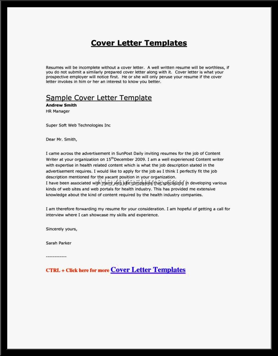 Email Cover Letter Sample with attached Resume
