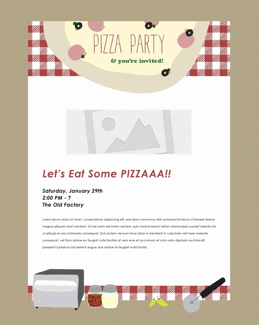 Email Invitation Template