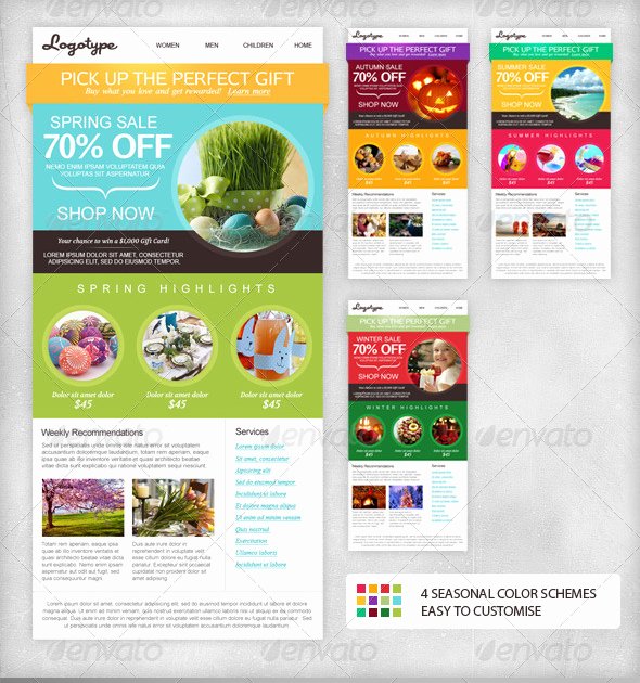 Email Newsletter Template Indesign Templates Resume