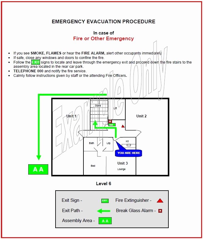 Emergency Evacuation Template Map Templates Resume