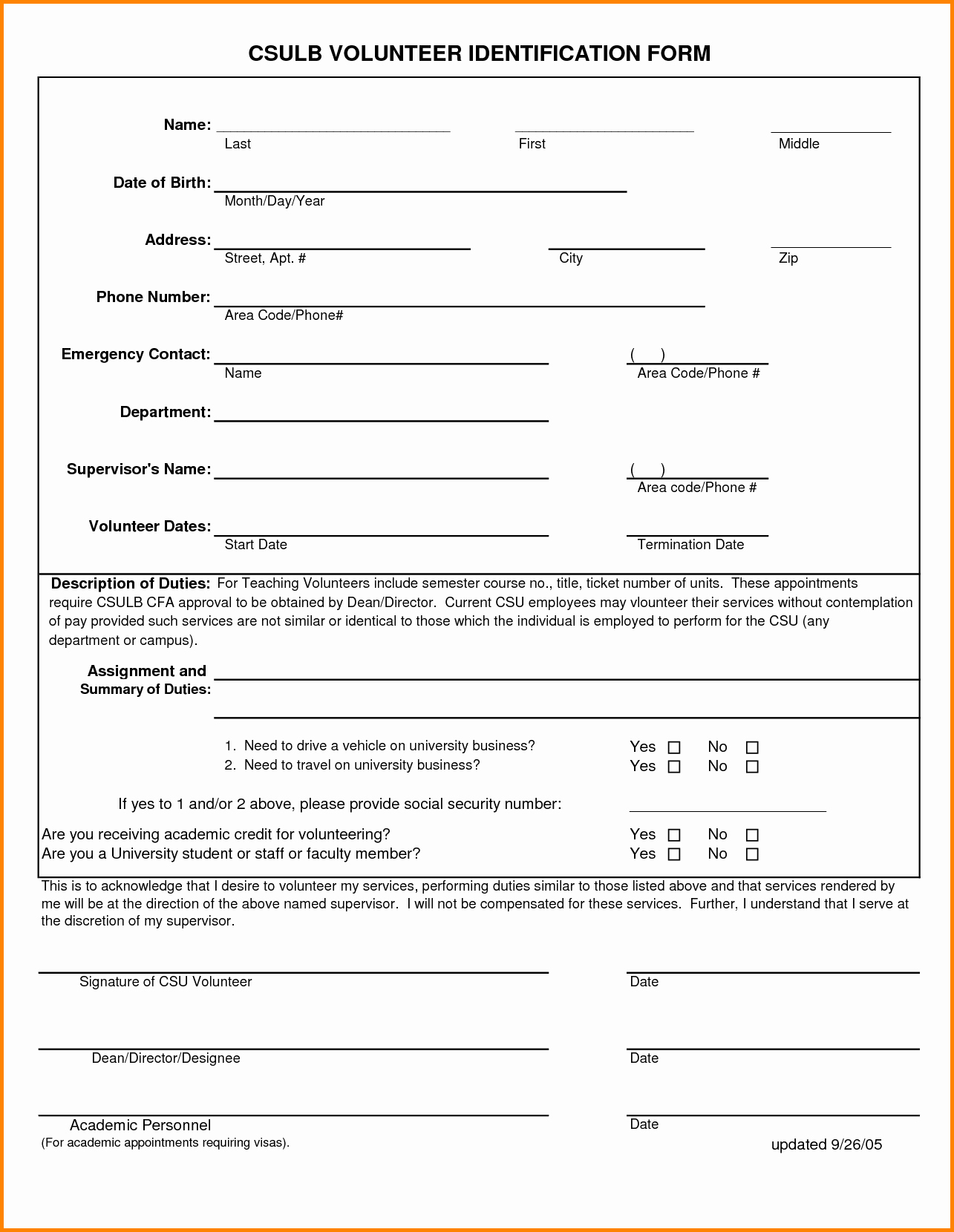 Employee Employee Emergency Contact form