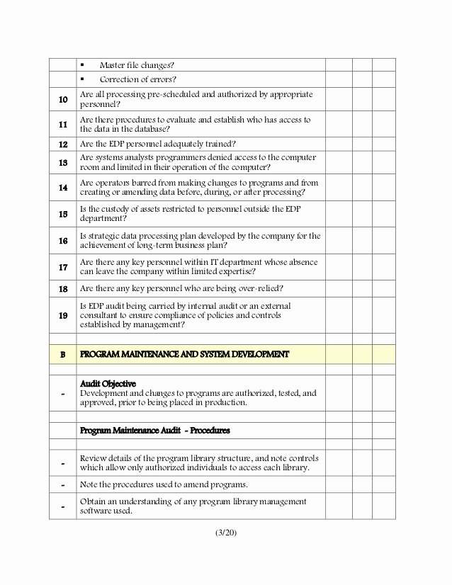 Employee Personnel File Template