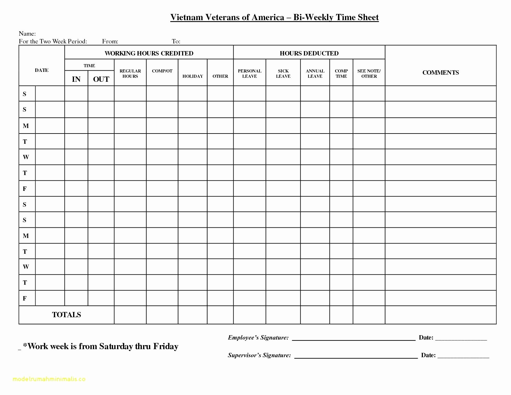 Employee Time Sheet form Awesome Spreadsheet Fill Card