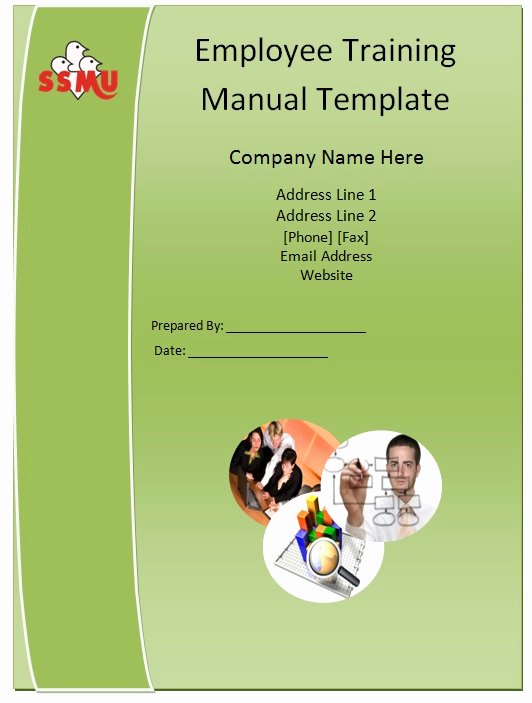 Employee Training Manual Template Guide Help Steps