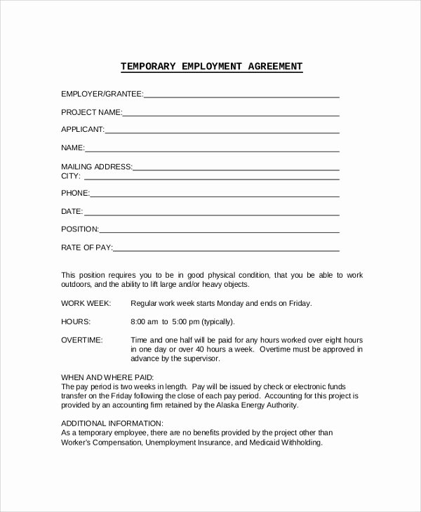 Employment Contract Sample Pdf