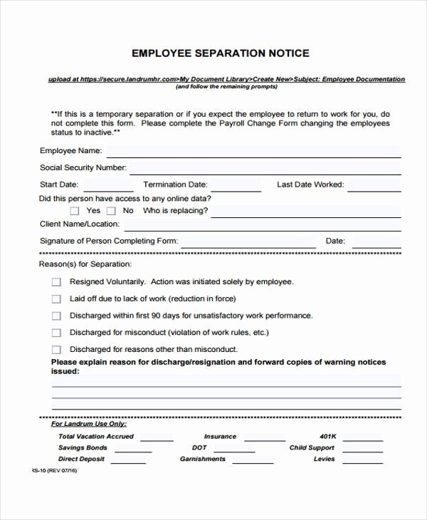 Employment form Templates