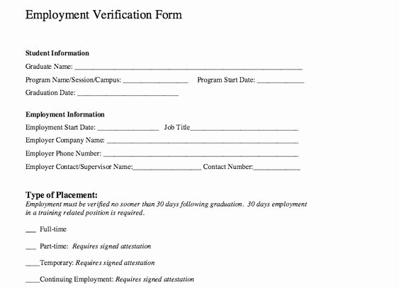 Employment Verification form Template Word – Microsoft