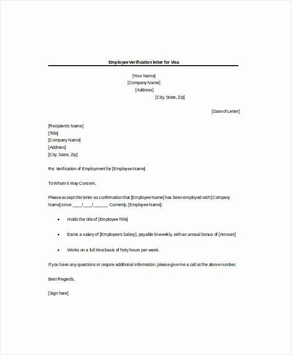 Employment Verification Letter Template Word Gdyinglun