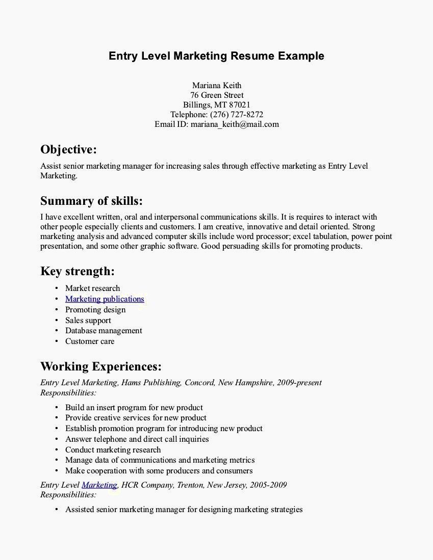 Entry Level Clerical Resume Samples
