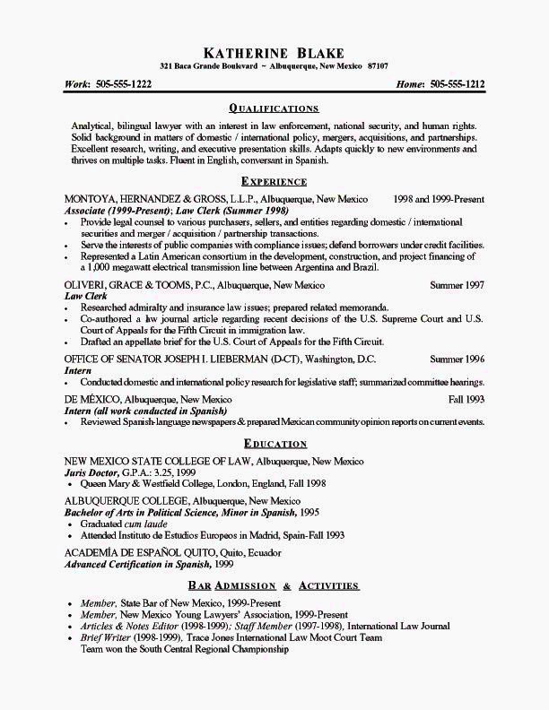 Entry Level Resume Summary Examples