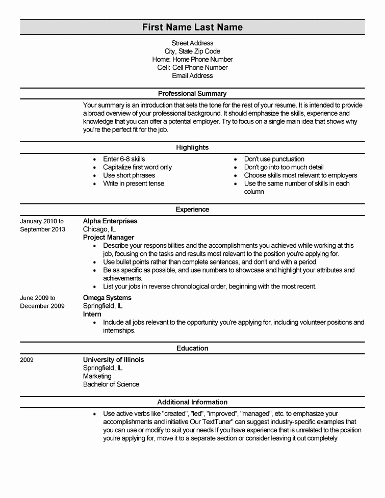 Entry Level Resume Templates to Impress Any Employer