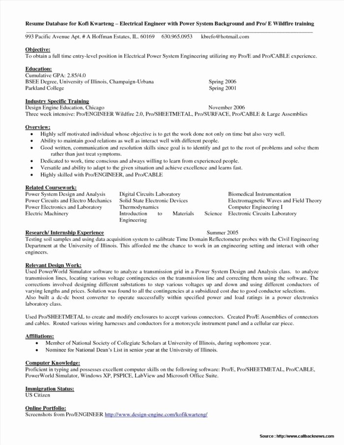 Entry Level Resume Templates Word Templates Resume