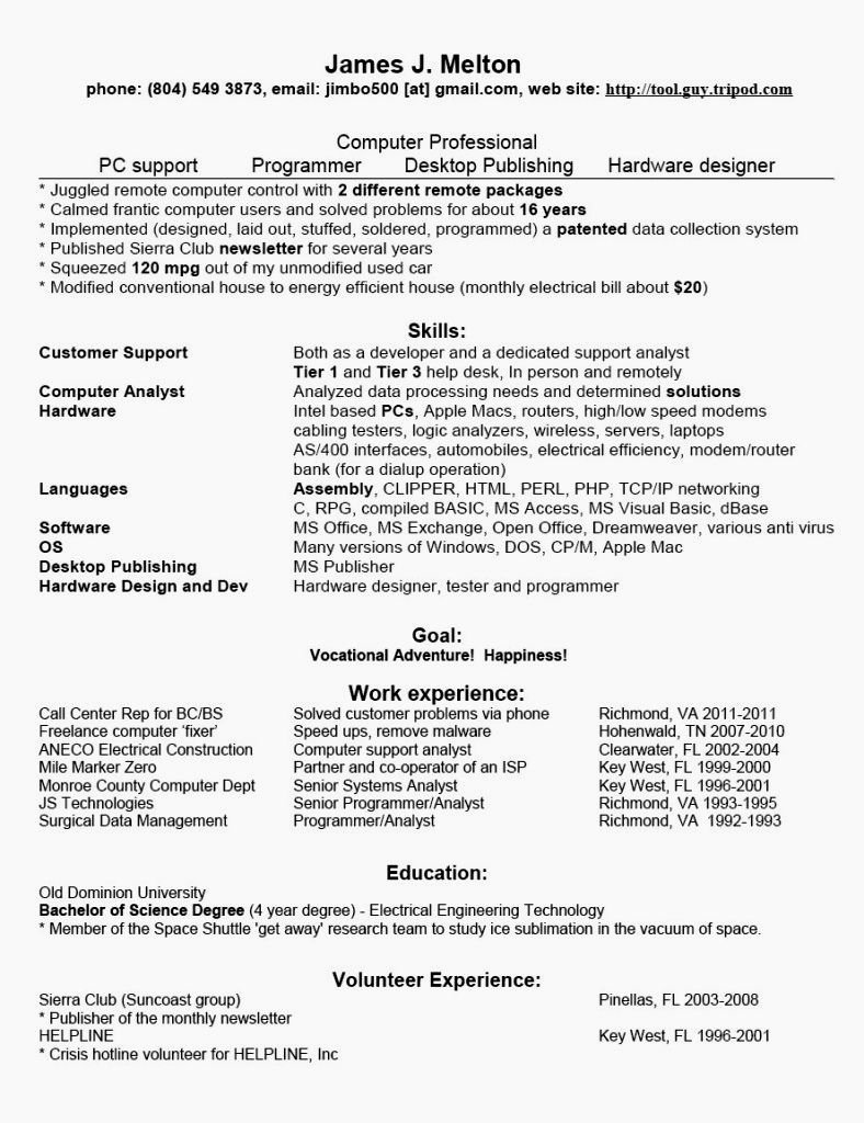 Entry Level Surgical Tech Resume