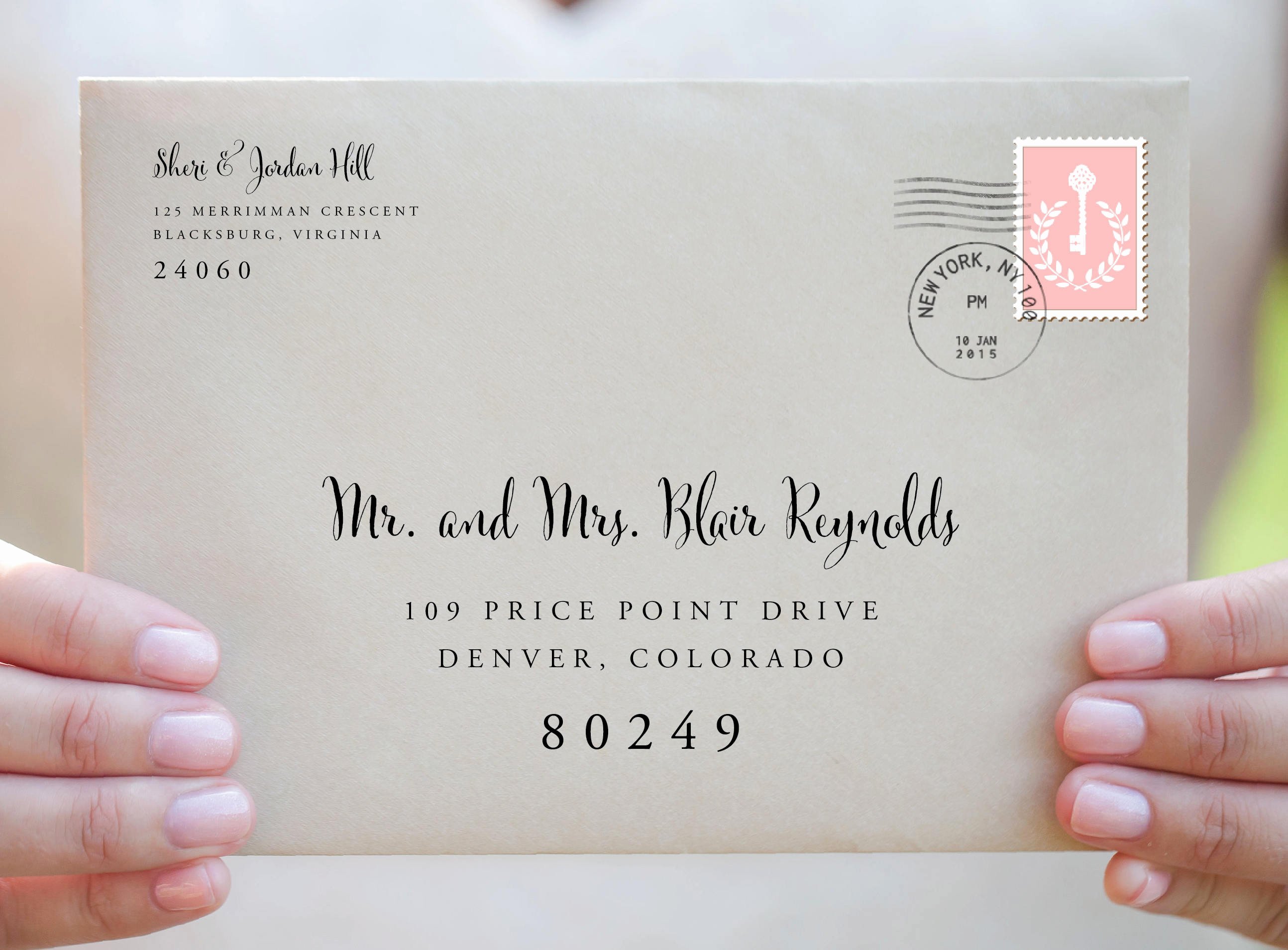 Envelope Template Envelope Address Template Wedding