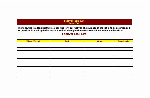 Event Planner Template Free Download