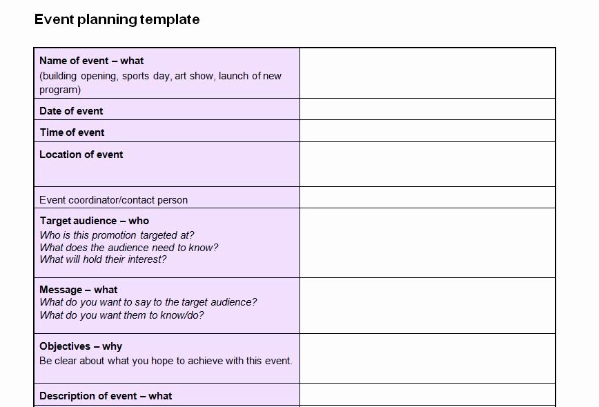 Event Planning Checklist Template now Featured On Website Devoted to Helpful Checklists