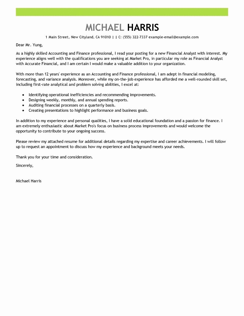 example of a cover letter for a job resume