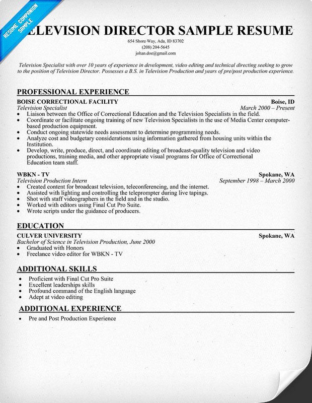 Example assistant Director Nursing Resume