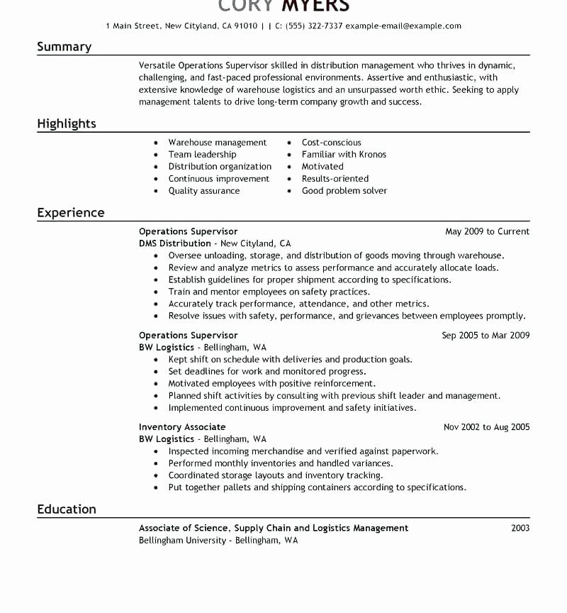 Example Management Resume Director Facilities Director