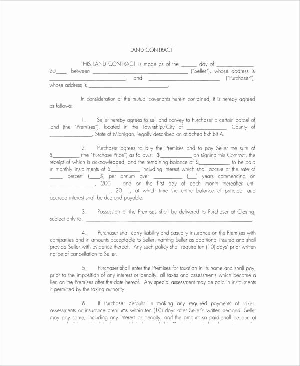Example Sample Ohio Land Contract form 447 Ocweb