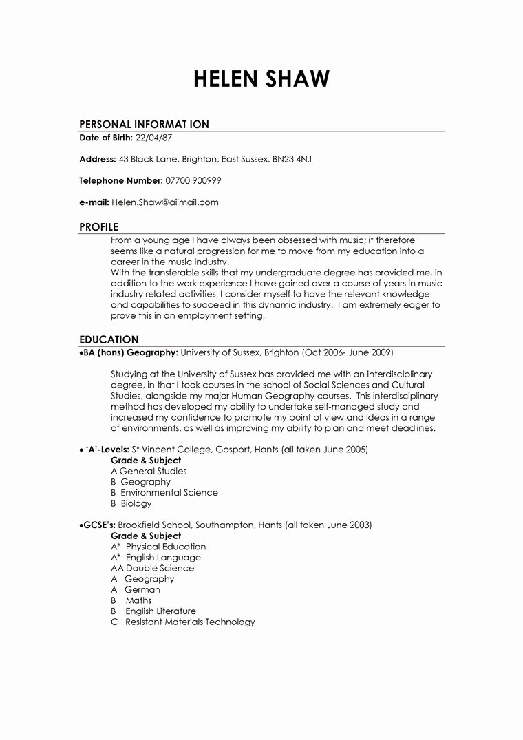 Examples Bad Resumes Template