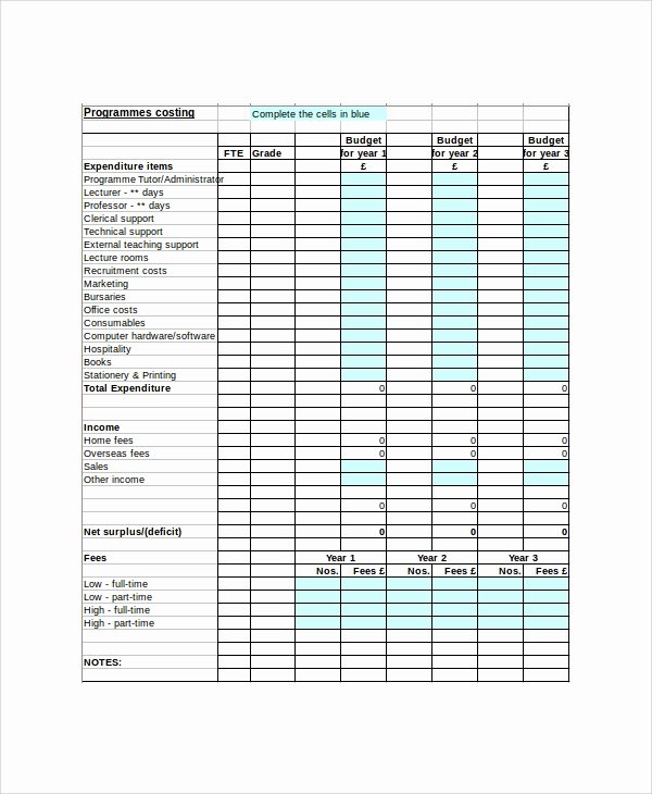 Excel Business Template 5 Free Excel Documents Download