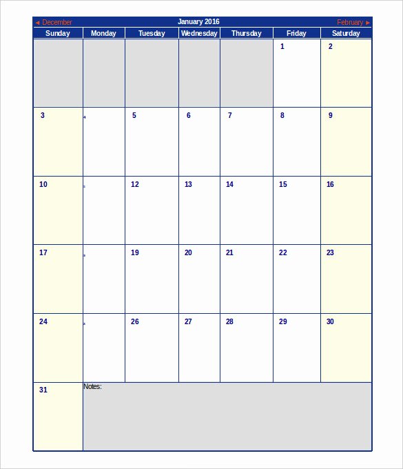 Excel Calendar Schedule Template – 15 Free Word Excel